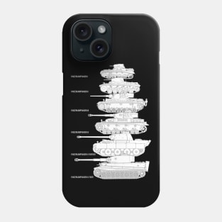 German Panzerkampfwagen tanks Phone Case