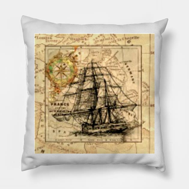 Sails In the Wind Pillow by Dorcas