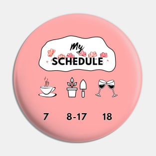 gardener's schedule Pin