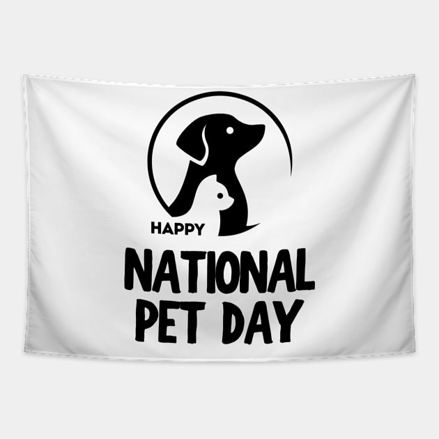 National Pet Day Tapestry by stressless