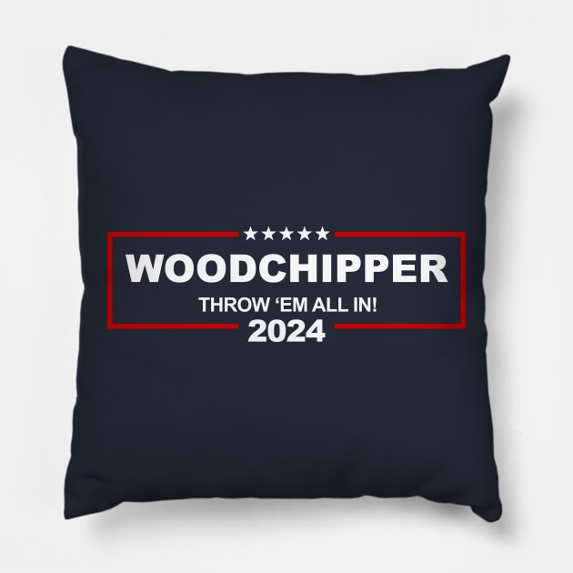 Woodchipper Pillow by Punksthetic