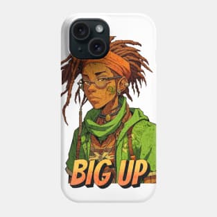 Jamaican Manga Boy Big up Phone Case