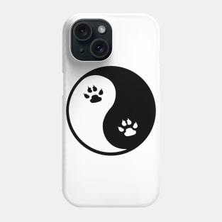 yin and yang symbol Phone Case