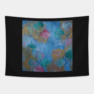 Birds and abstract designs Tapestry
