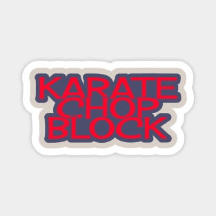 Judo Karate Chop Block Magnet