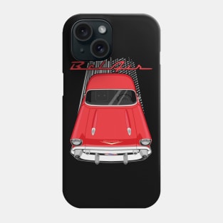 Chevrolet Bel Air 1957 - red Phone Case