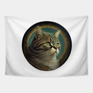 Purrfectly Powerful: Round Cat Designs for the Feline Warrior in You Tapestry