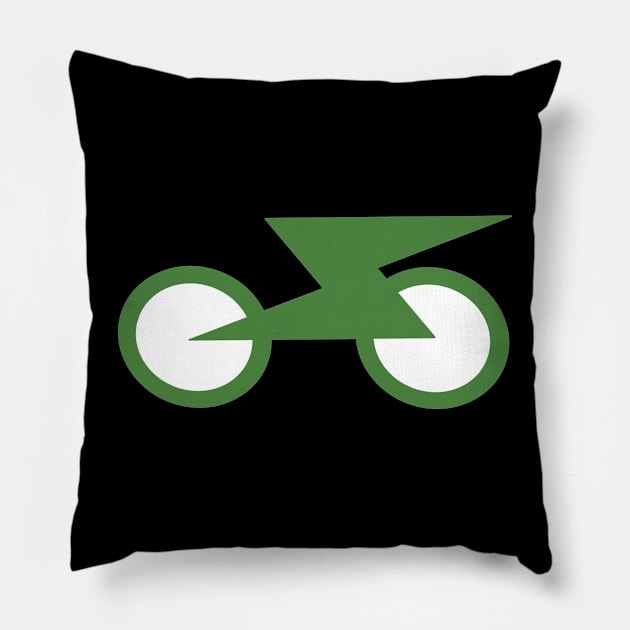 Electric Bike Pillow by Mark Ewbie