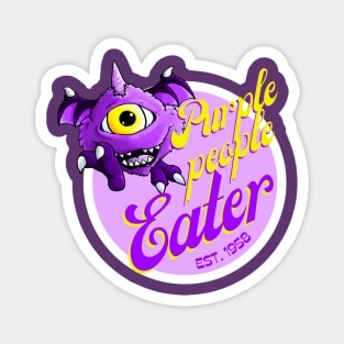 Purple people eater Magnet