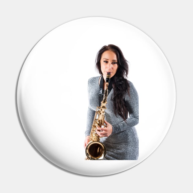 Sax Lady Pin by ansaharju