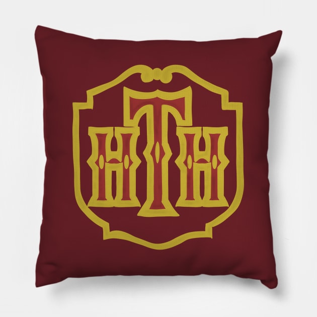 Hollywood Tower Hotel Pillow by FrecklefaceStace