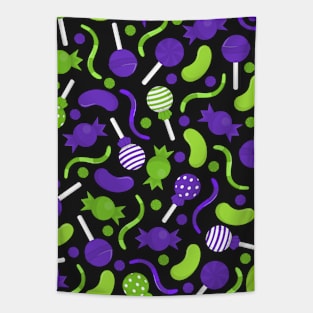 Purple &amp; green candy Tapestry