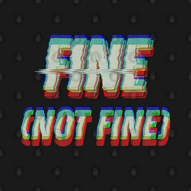 Fine (Not Fine) / Logo Graphic Design Font by DankFutura