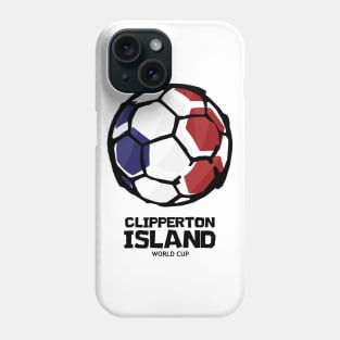 Clipperton Island Football Country Flag Phone Case