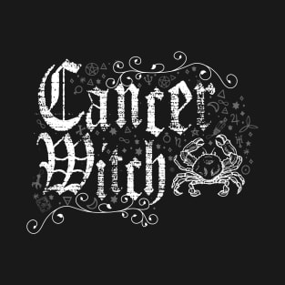 Cancer Zodiac sign Witch craft vintage distressed Horoscope T-Shirt