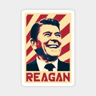 Ronald Reagan Retro Propaganda Magnet