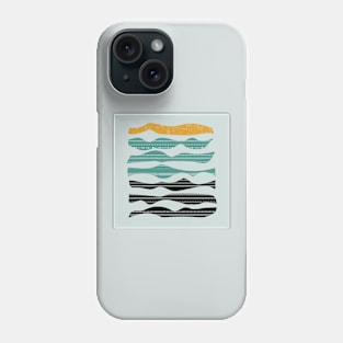 Abstract lines, geometric design, minimal, abstract Phone Case