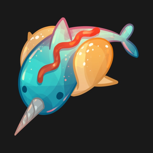 Narwhal Corndog by Claire Lin