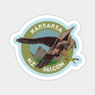 New Zealand Falcon KAREAKAREA Magnet