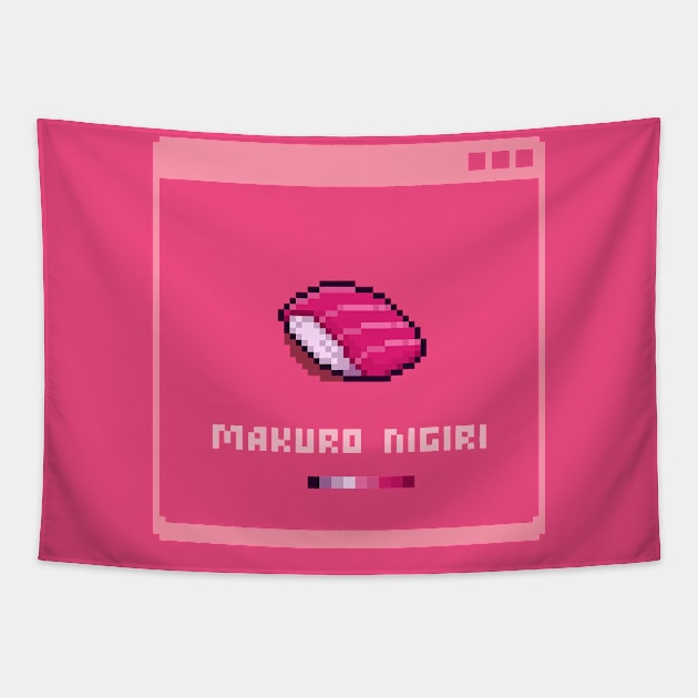 Makuro Nigiri By Kian Pixel Tapestry by Nigiri by KianPixel