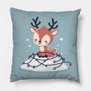 Tangled in Lights Pillow