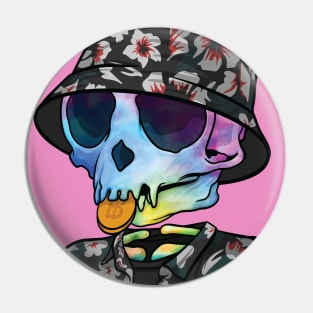 Bitcoin - Tamarin Skull Pin