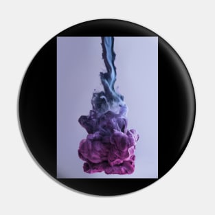 Ink Blob Blue Violett Pin