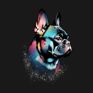 Star Night Side View French Bulldog T-Shirt