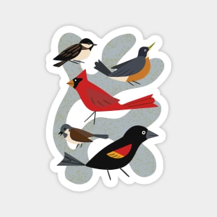 Five Birds Magnet