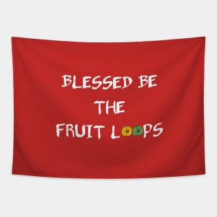 Blessed Be The Fruit Loops (red option) Tapestry