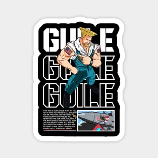 Sonic Boom Guile Street Fighter Sonic Boom Kick Move Magnet for Sale by  hip-hop-art