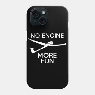No engine, more fun glider design Phone Case