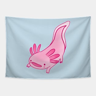 Cute axolotl illustration Tapestry