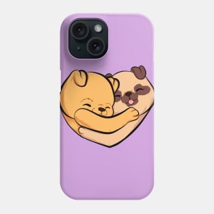 cute, funny and loving doggies Phone Case