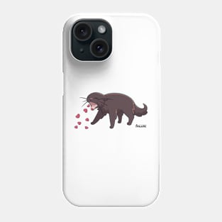 With love from cat Phone Case