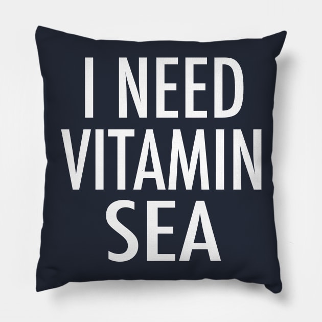 Vitamin Sea Pillow by xenapulliam