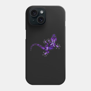 Purple Awareness Ribbon Gecko Mandala Phone Case