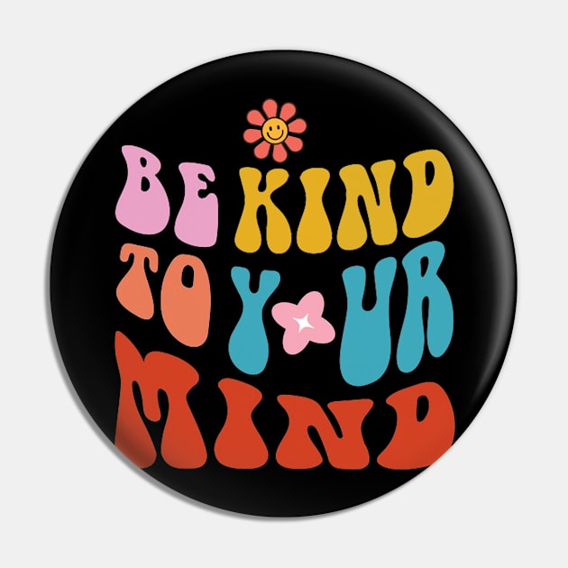 Retro Groovy Pin by TeeText