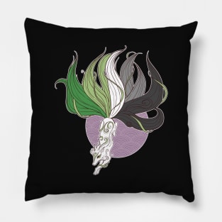 Aromantic Pride Kitsune Pillow