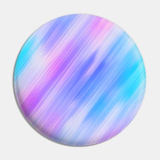 Pastel Gradient Cyan Sky - Abstract Geometric Pattern Pin