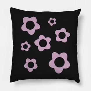 pack flowers aesthetic purple violet pink Pillow