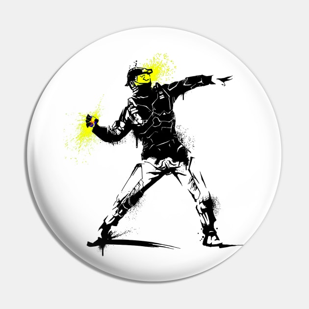 Bansky Halo Pin by Djokolelono