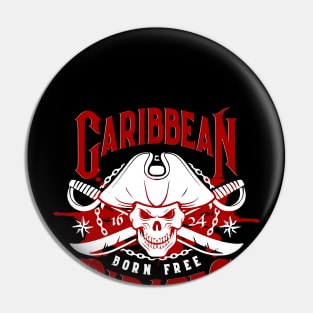 Caribbean Pirate Pin