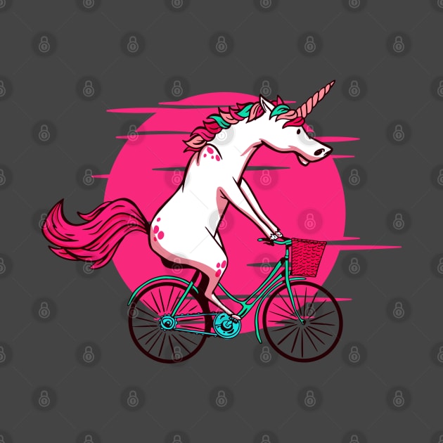 Unicorn Bicycle by aaallsmiles