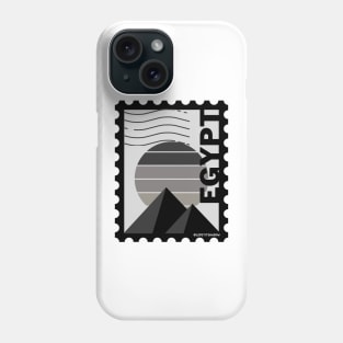 Pyramid of Egypt, Cairo, Egypt Postage stamp Phone Case