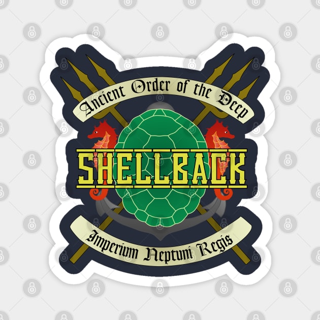 Shellback (Front Only) Magnet by MadmanDesigns