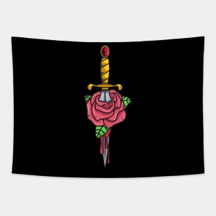 Gothic dagger with rose Tapestry