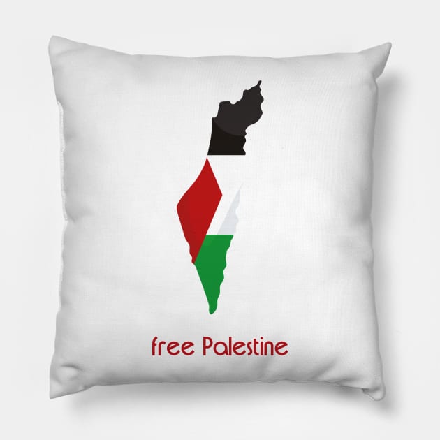 free Palestine Pillow by azab