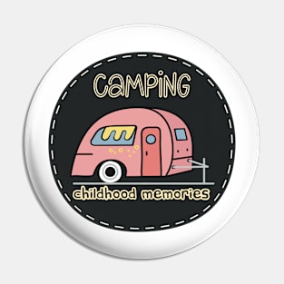 Camping with a caravan Pin