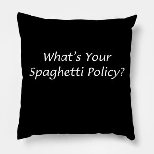 Spaghetti Policy Pillow